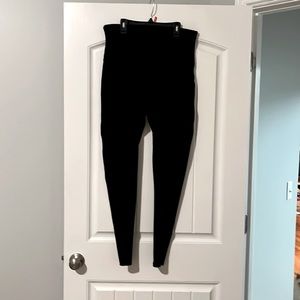 Spanx velvet leggings, barely worn